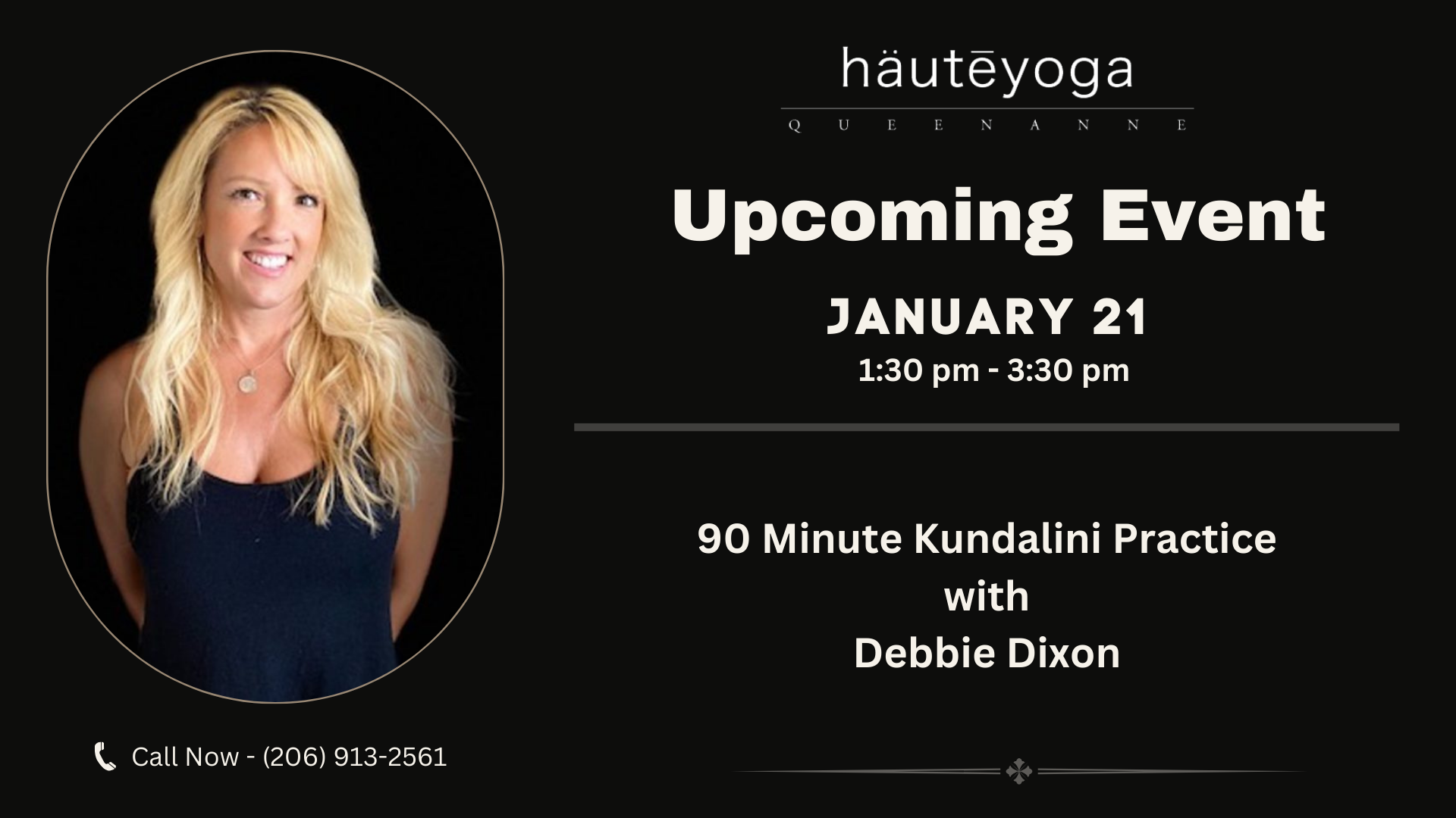 90 Minute Kundalini Practice with Debbie Dixon hauteyoga Queen Anne
